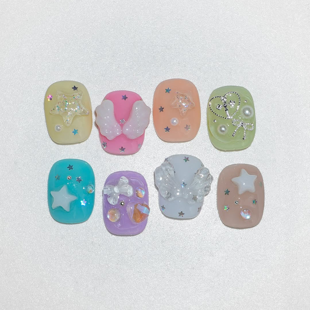 MONGLE EMBO WHITE/CLEAR GEL SET