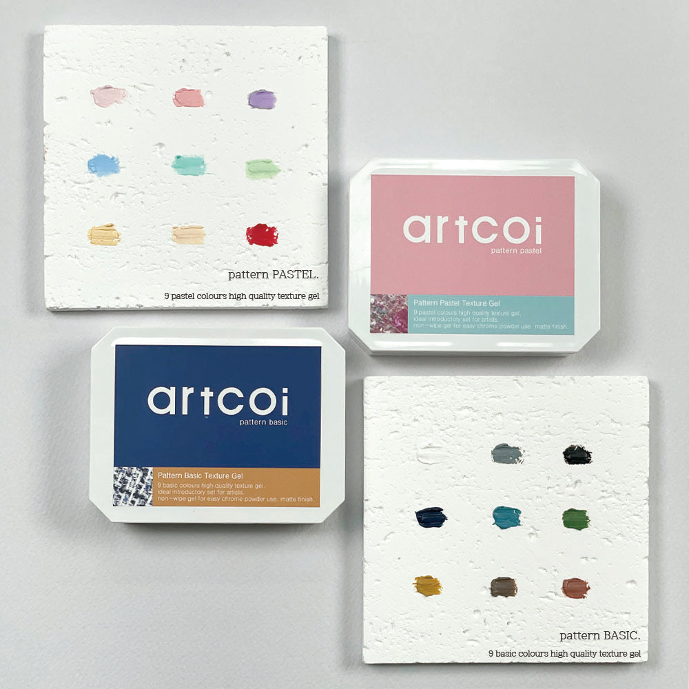 ARTCOI PATTERN TEXTURE GEL PALETTE - 2 TYPES