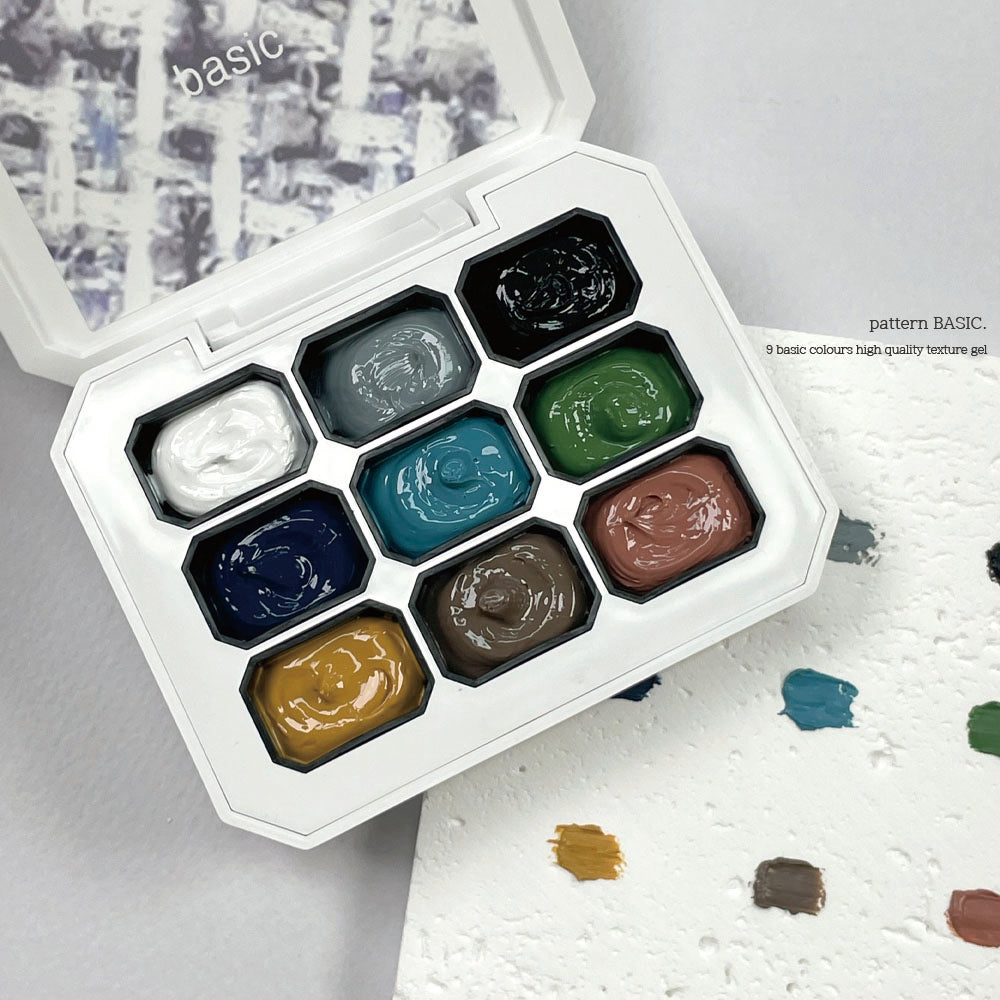 ARTCOI PATTERN TEXTURE GEL PALETTE - 2 TYPES
