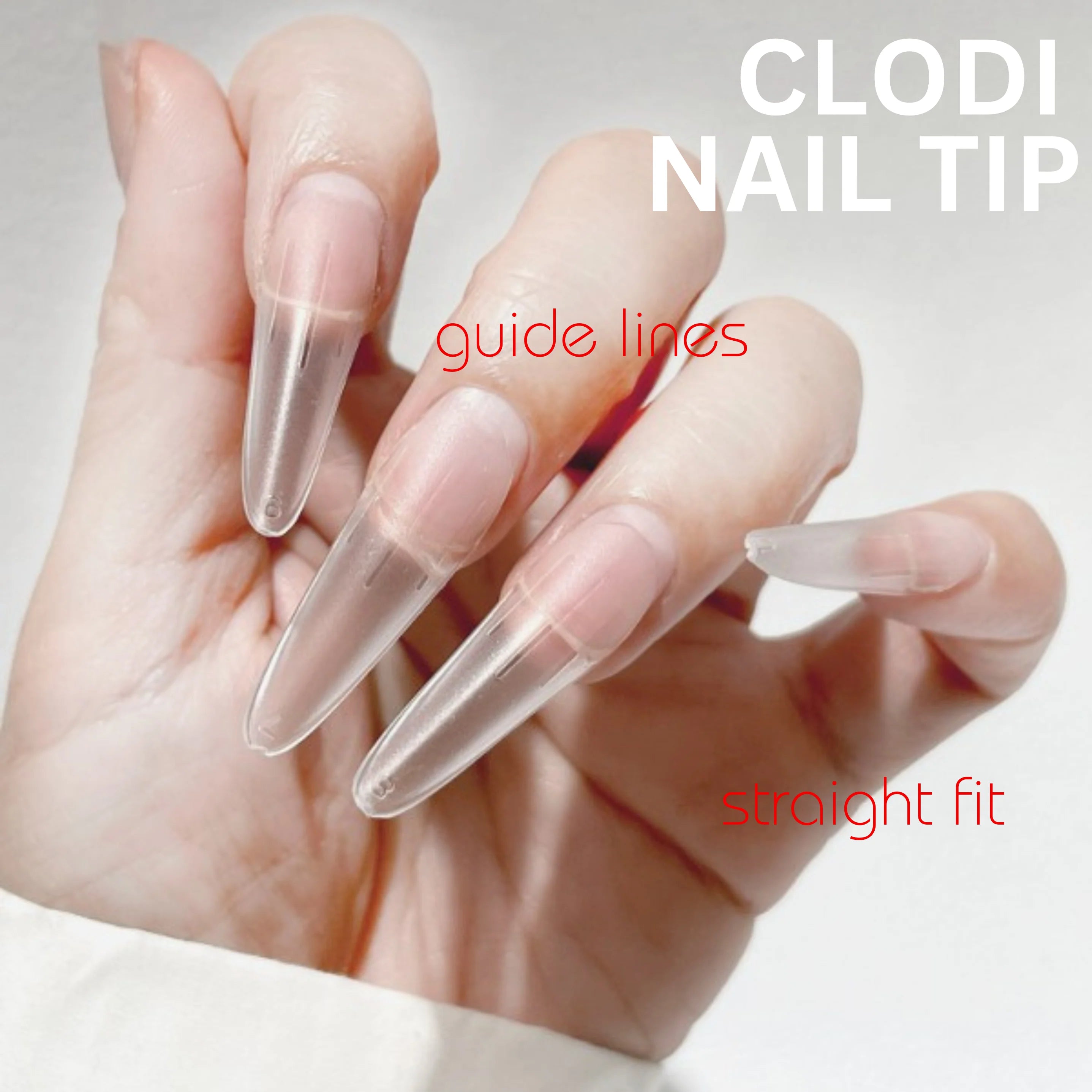 STRAIGHT NAIL TIPS (SQUARE/ROUND)