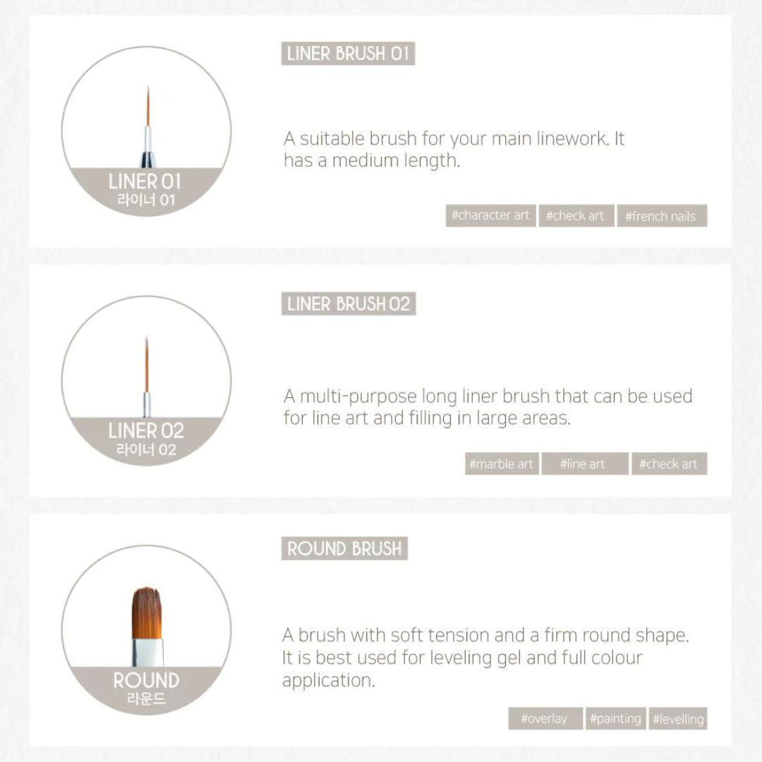 DGEL X JINI - IT'S JINI NAIL BRUSH SET