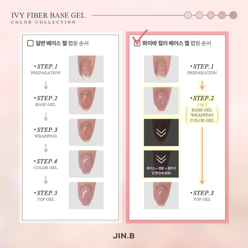 IVY FIBER BASE GEL (COLOUR COLLECTION SERIES)