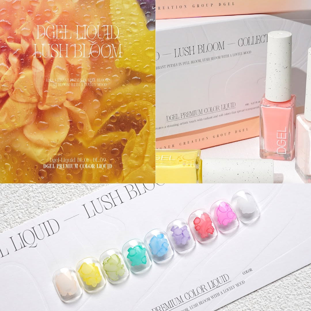 DGEL Liquid Lush Bloom Collection (9 colours + drop blur)