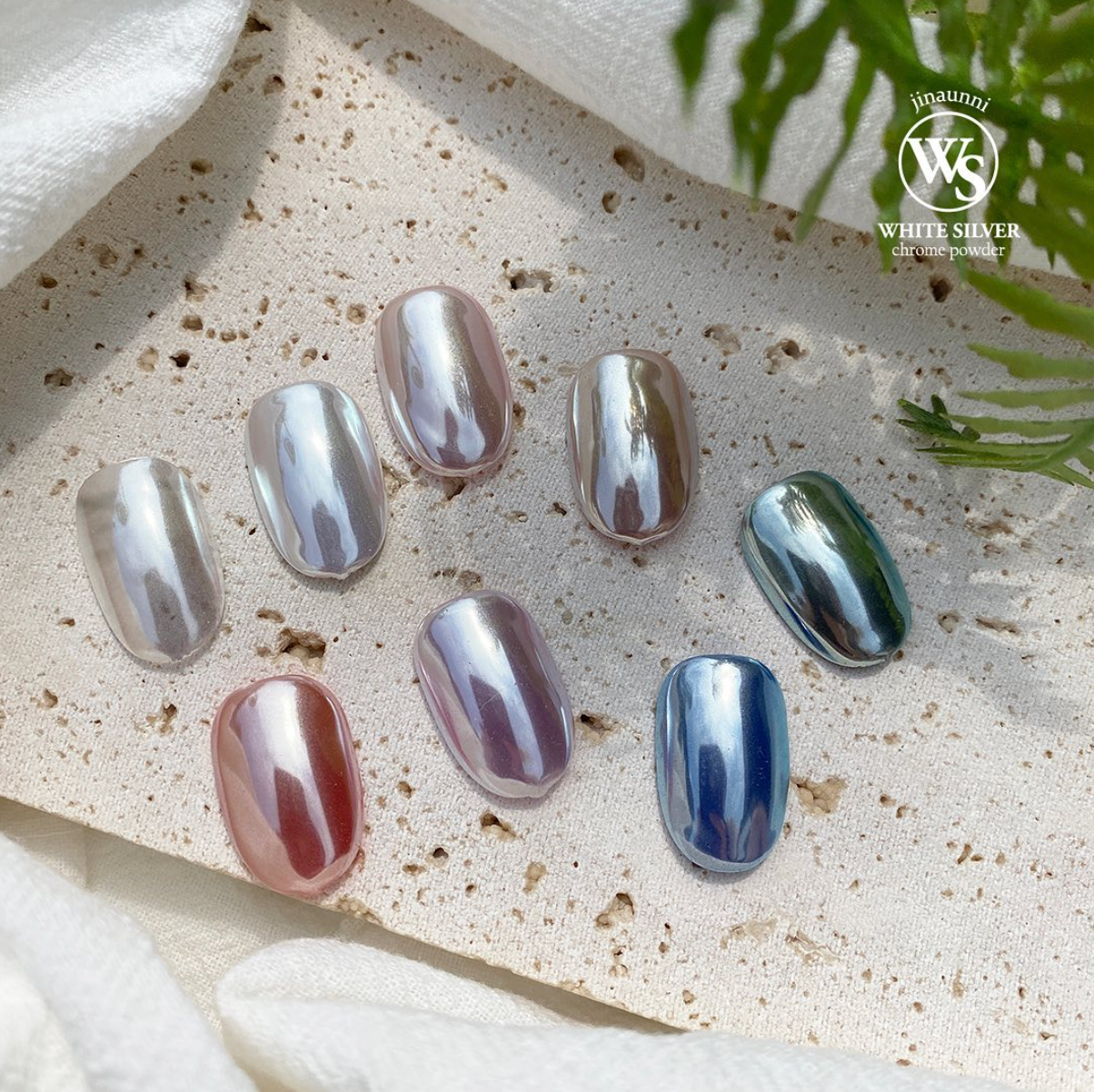 WHITE SILVER CHROME POWDER