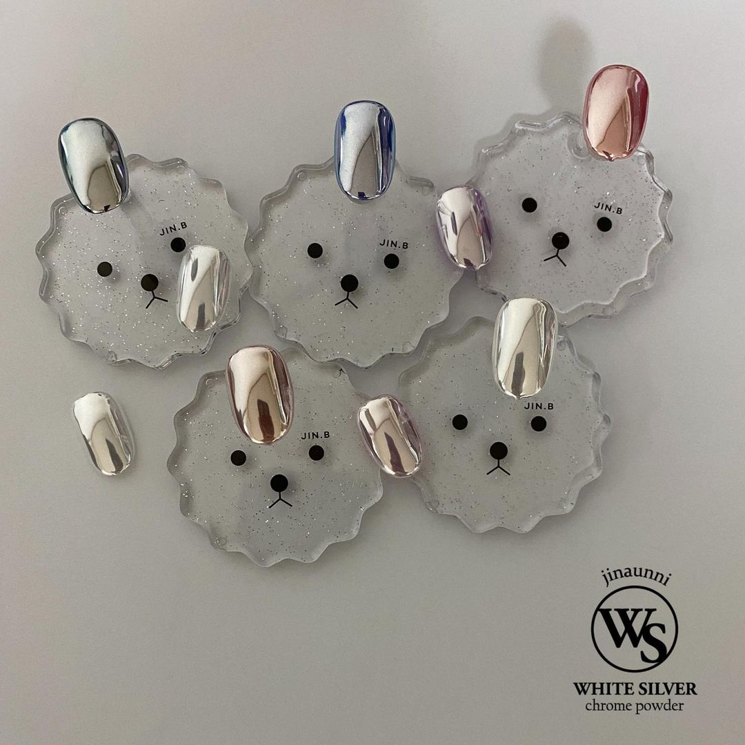 WHITE SILVER CHROME POWDER