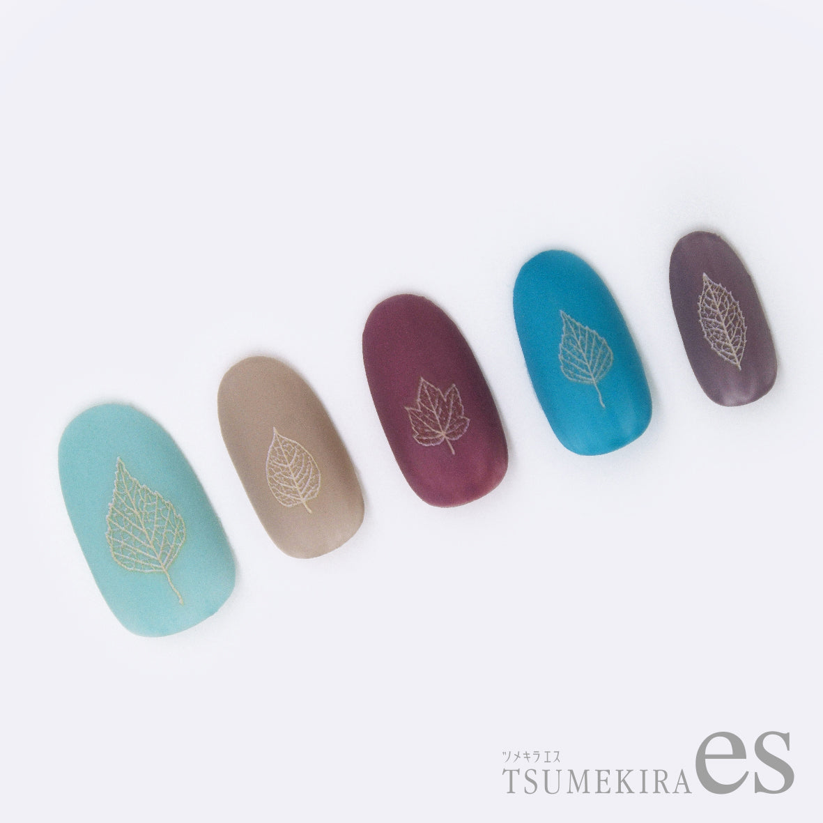 LEAF VEIN IVORY STICKERS | ES-LVE-101