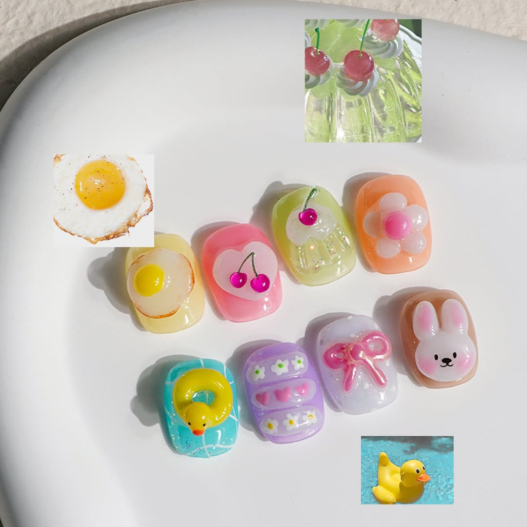 MONGLE EMBO WHITE/CLEAR GEL SET