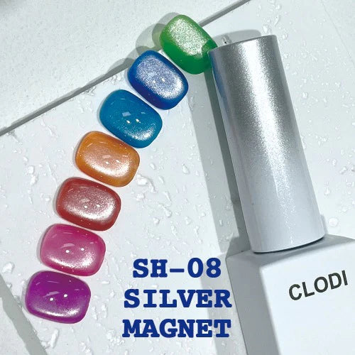 SUPER HAPPY SILVER LAYERING MAGNET GEL SH-08