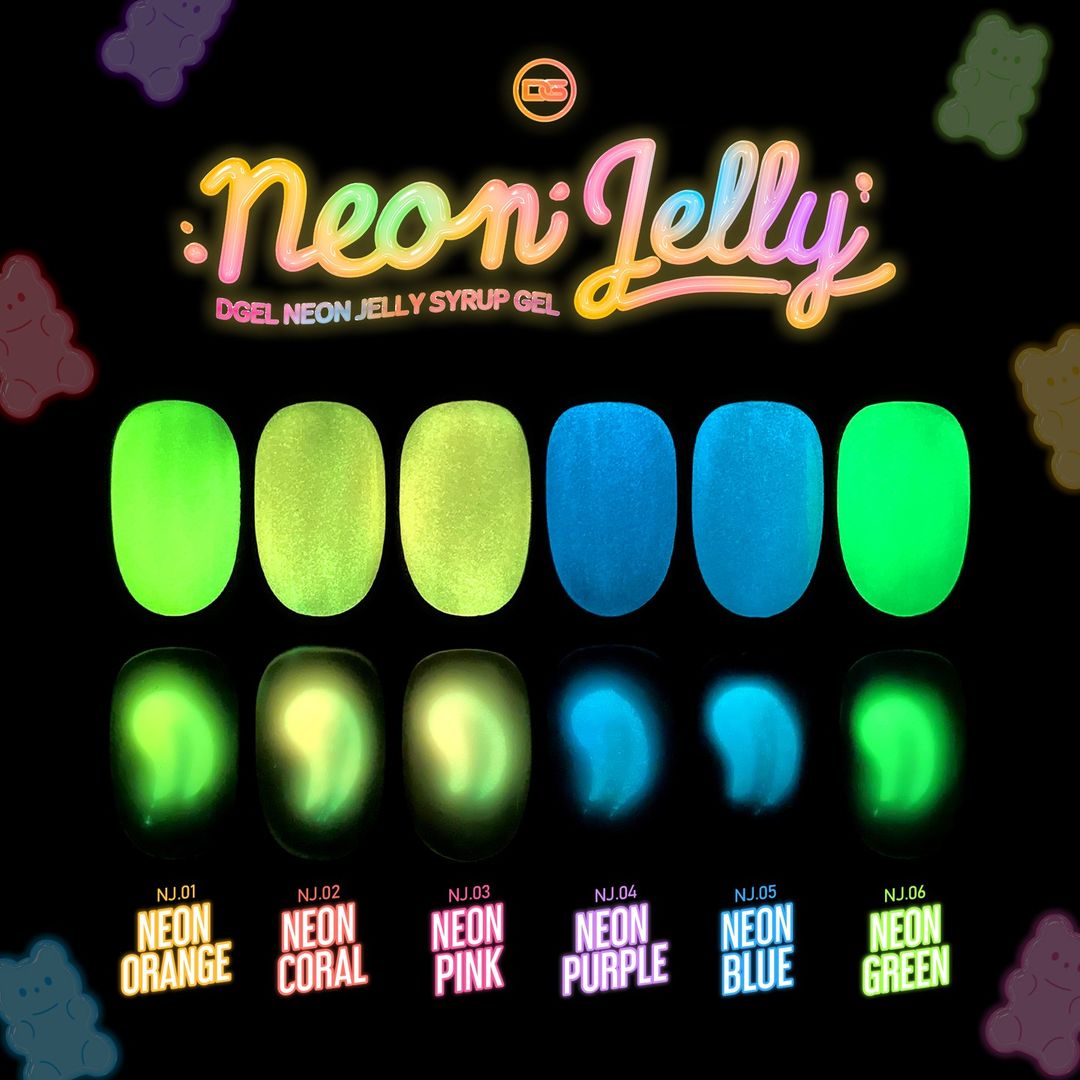 NEON JELLY COLLECTION - GLOW IN THE DARK