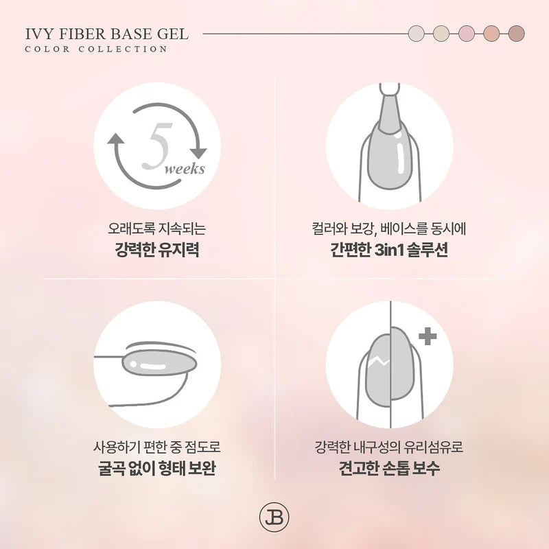 IVY FIBER BASE GEL (COLOUR COLLECTION SERIES)