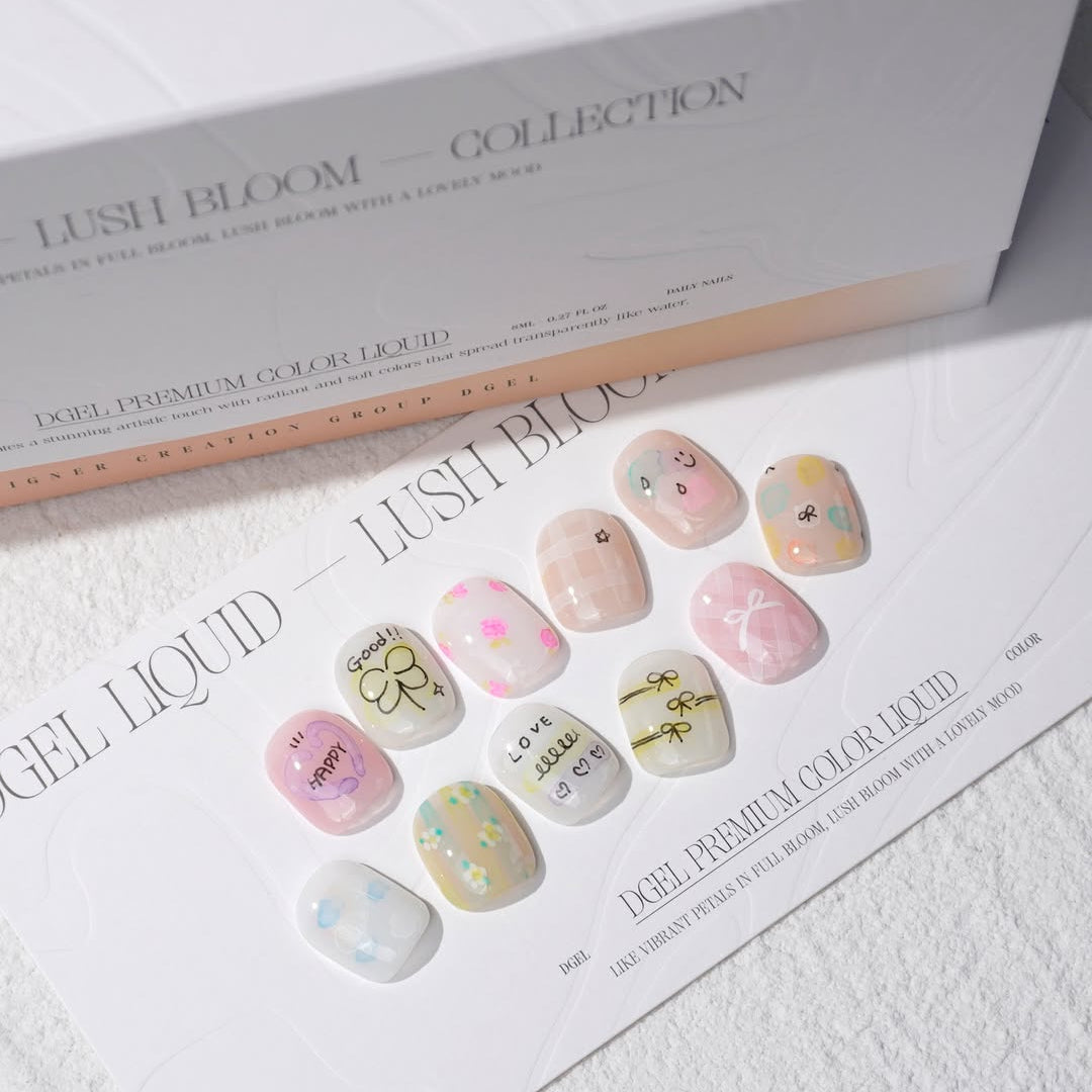 DGEL Liquid Lush Bloom Collection (9 colours + drop blur)