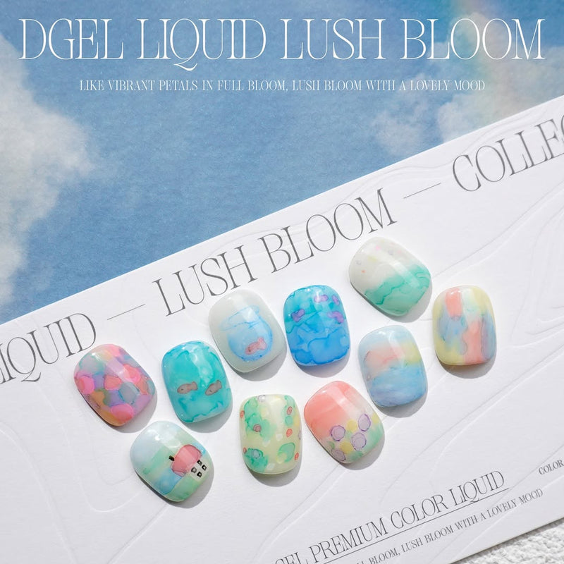 DGEL Liquid Lush Bloom Collection (9 colours + drop blur)