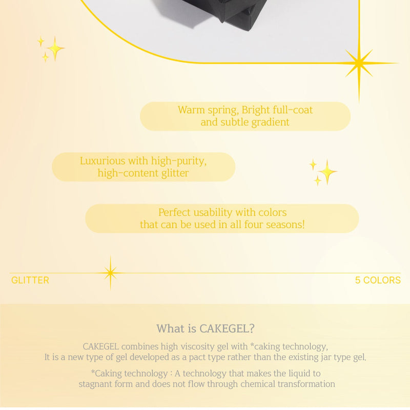 CAKE GEL SERIES 3 - GLITTER