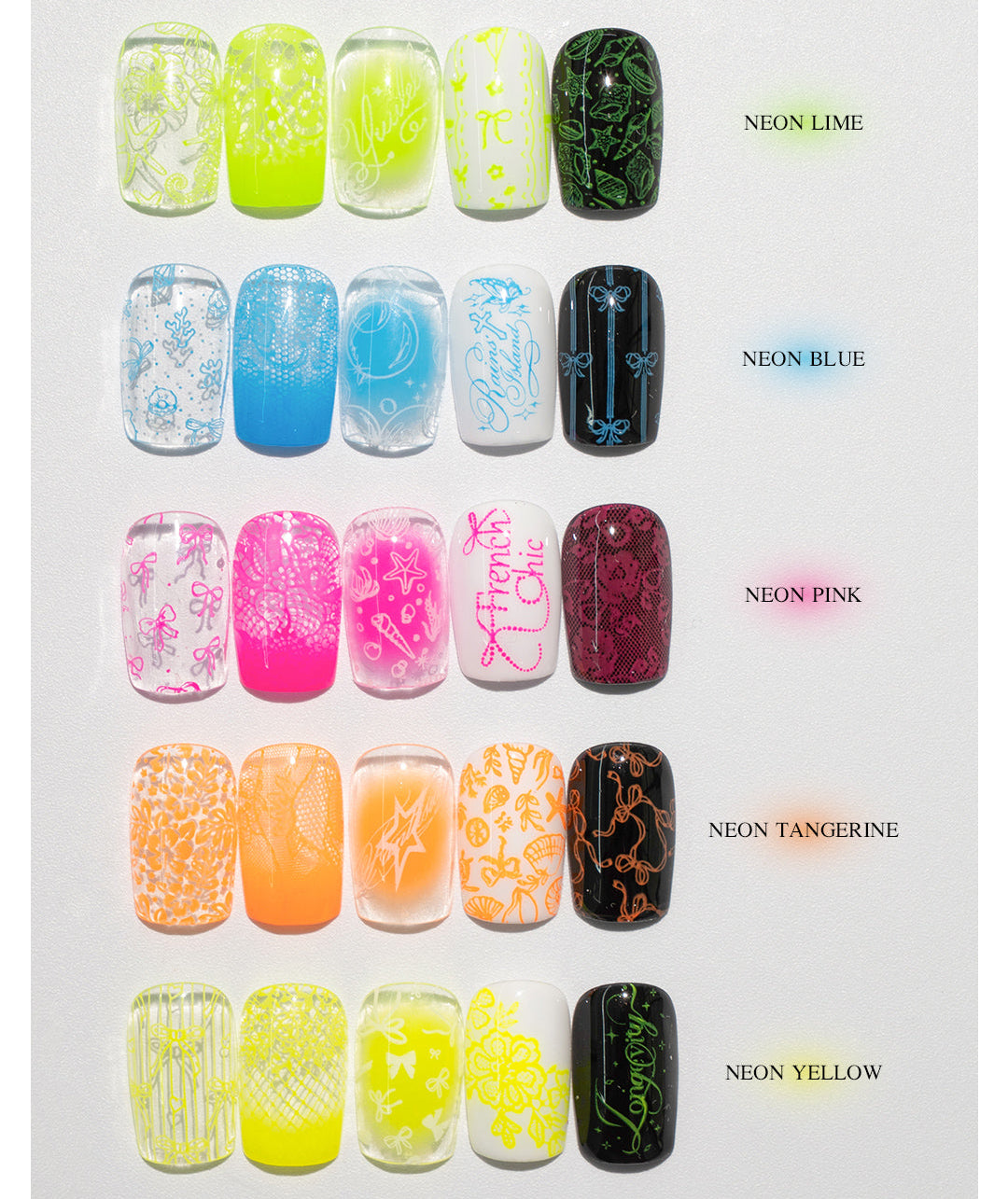 STAMPING GEL SERIES - NEON