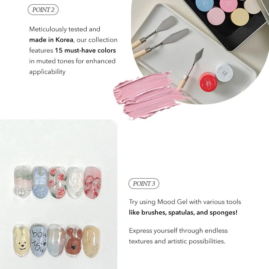 MOOD GEL COLLECTION - NON WIPE TEXTURE GEL