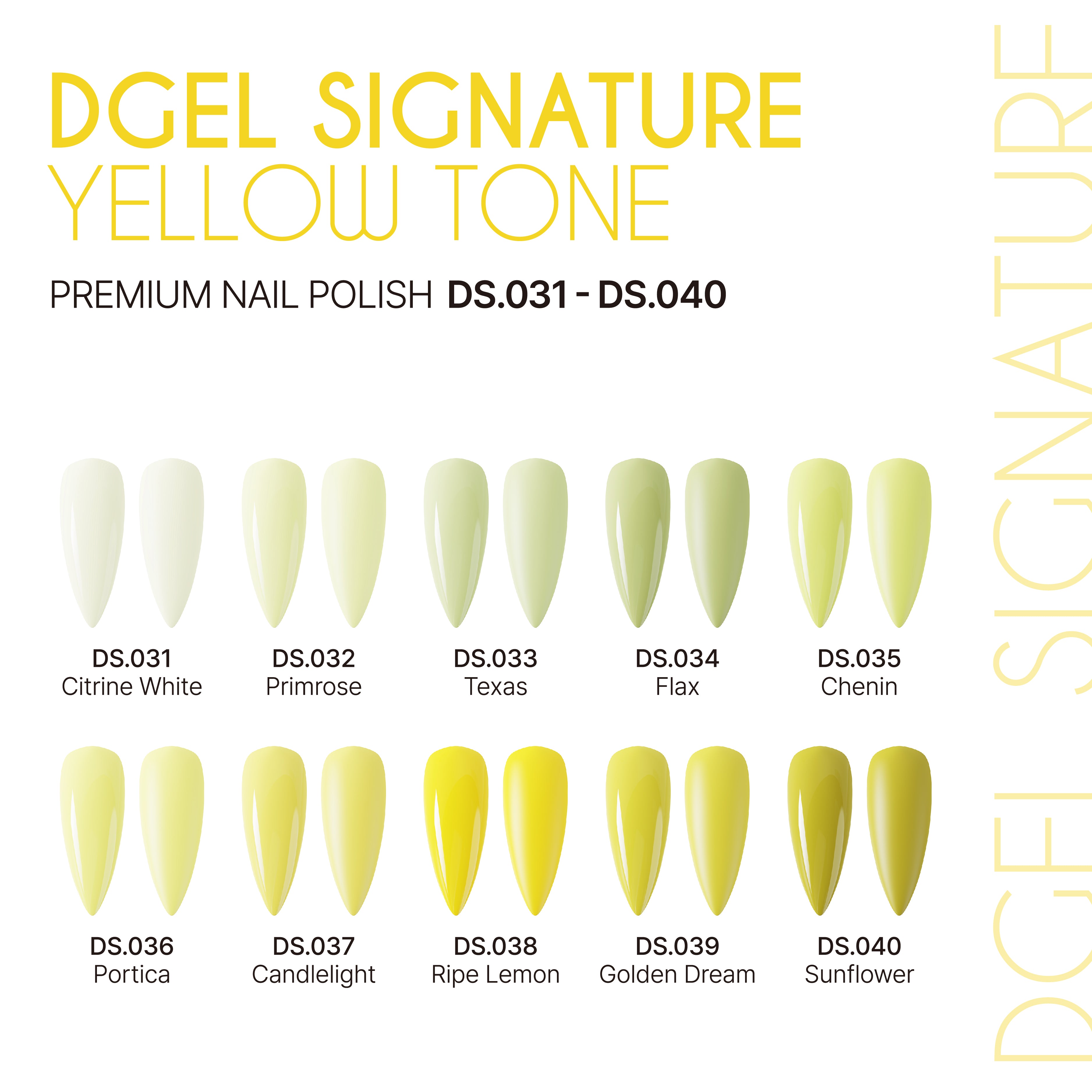 DGEL SIGNATURE 100 COLOUR FULL SET