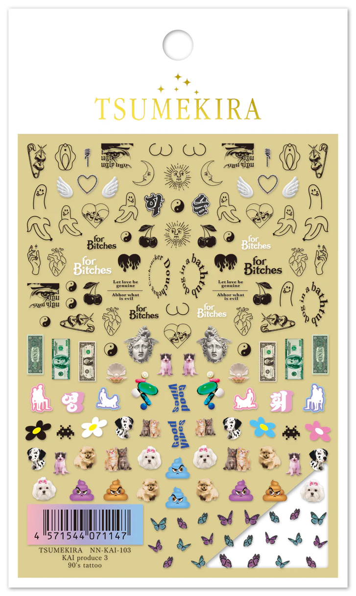 KAI 90s TATOO STICKERS | NN-KAI-103
