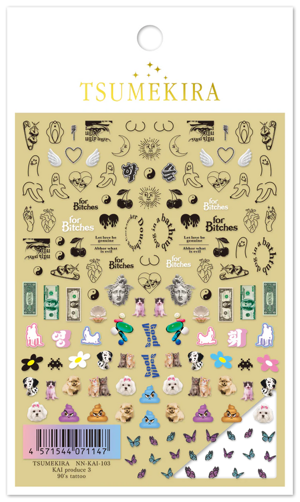 KAI 90s TATOO STICKERS | NN-KAI-103