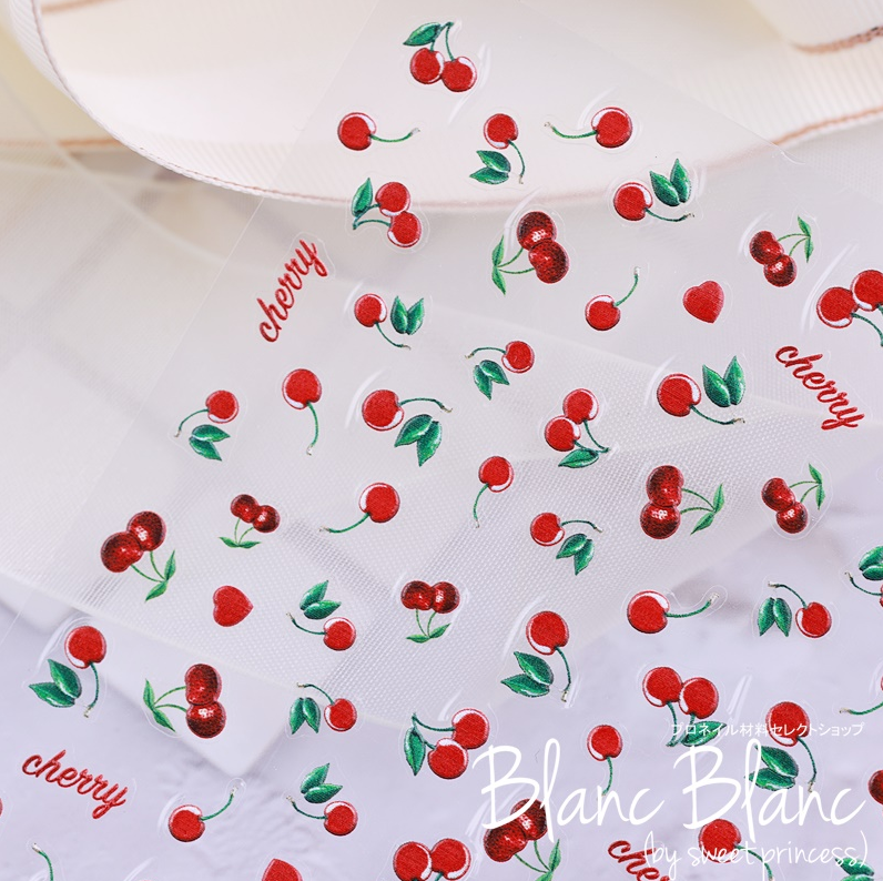 CHERRY NAIL ART STICKERS