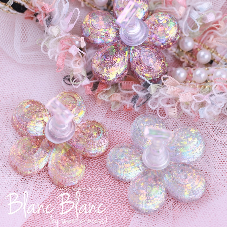 FLOWER GLITTER NAIL TIP STAND