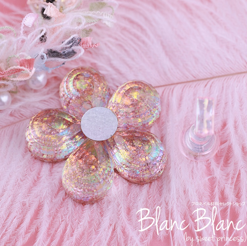 FLOWER GLITTER NAIL TIP STAND