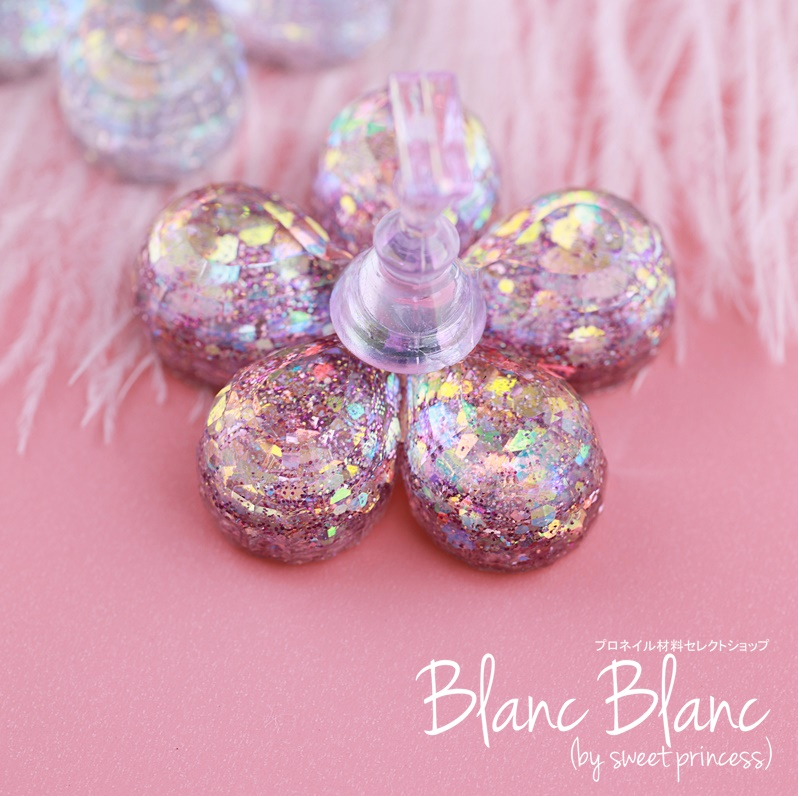 FLOWER GLITTER NAIL TIP STAND