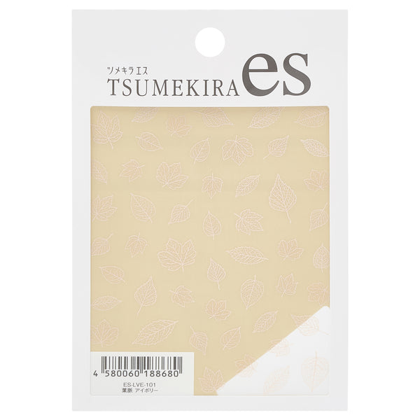 LEAF VEIN IVORY STICKERS | ES-LVE-101