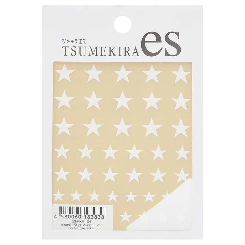 WHITE STAR STICKERS | ES-RXF-104